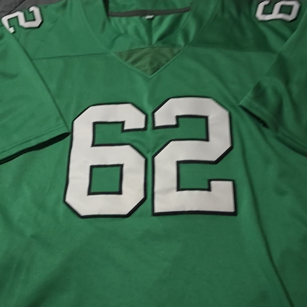 Green Jersey with Number 62
